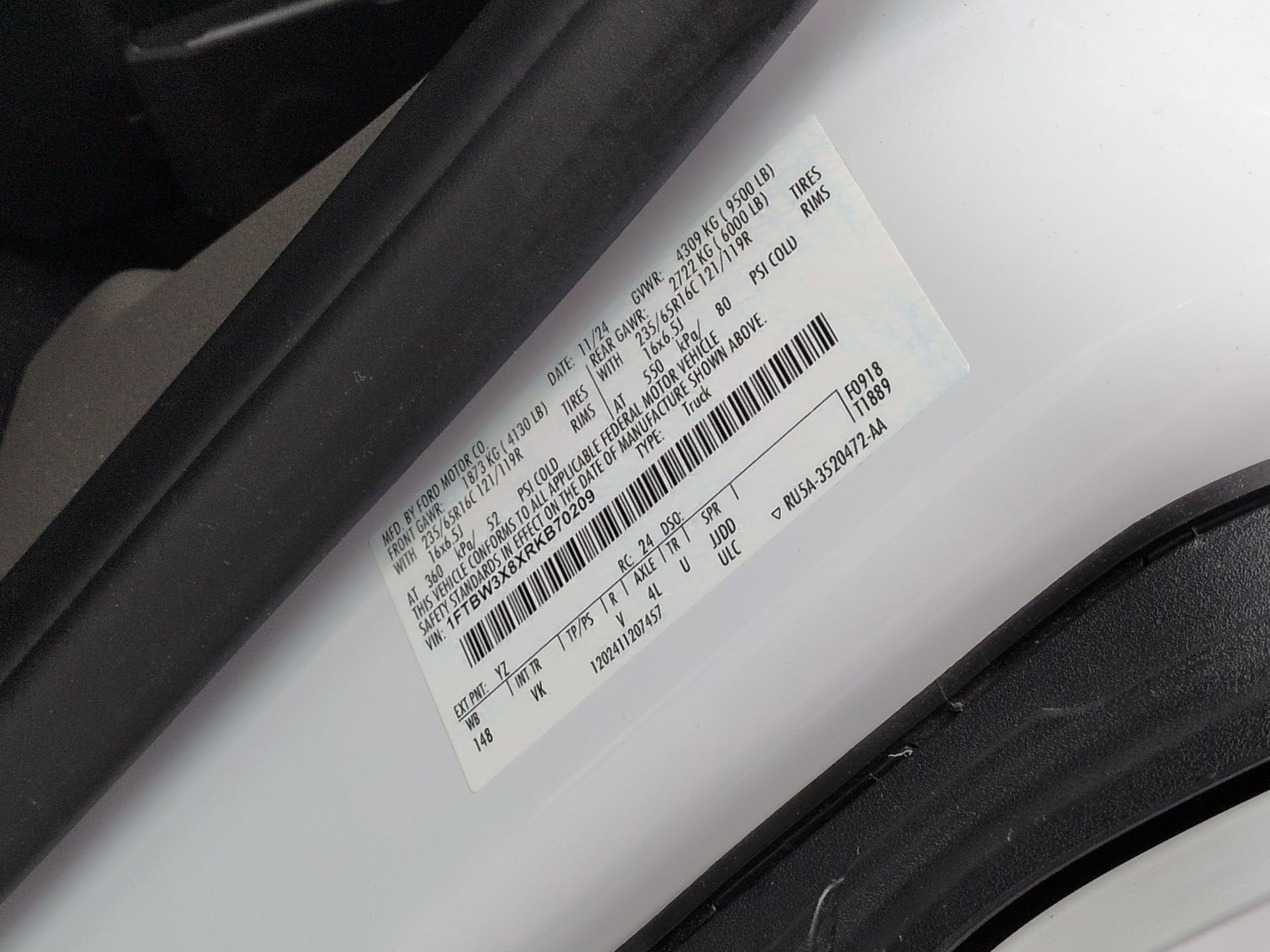 2024 Ford Transit-350 Cargo Van Base