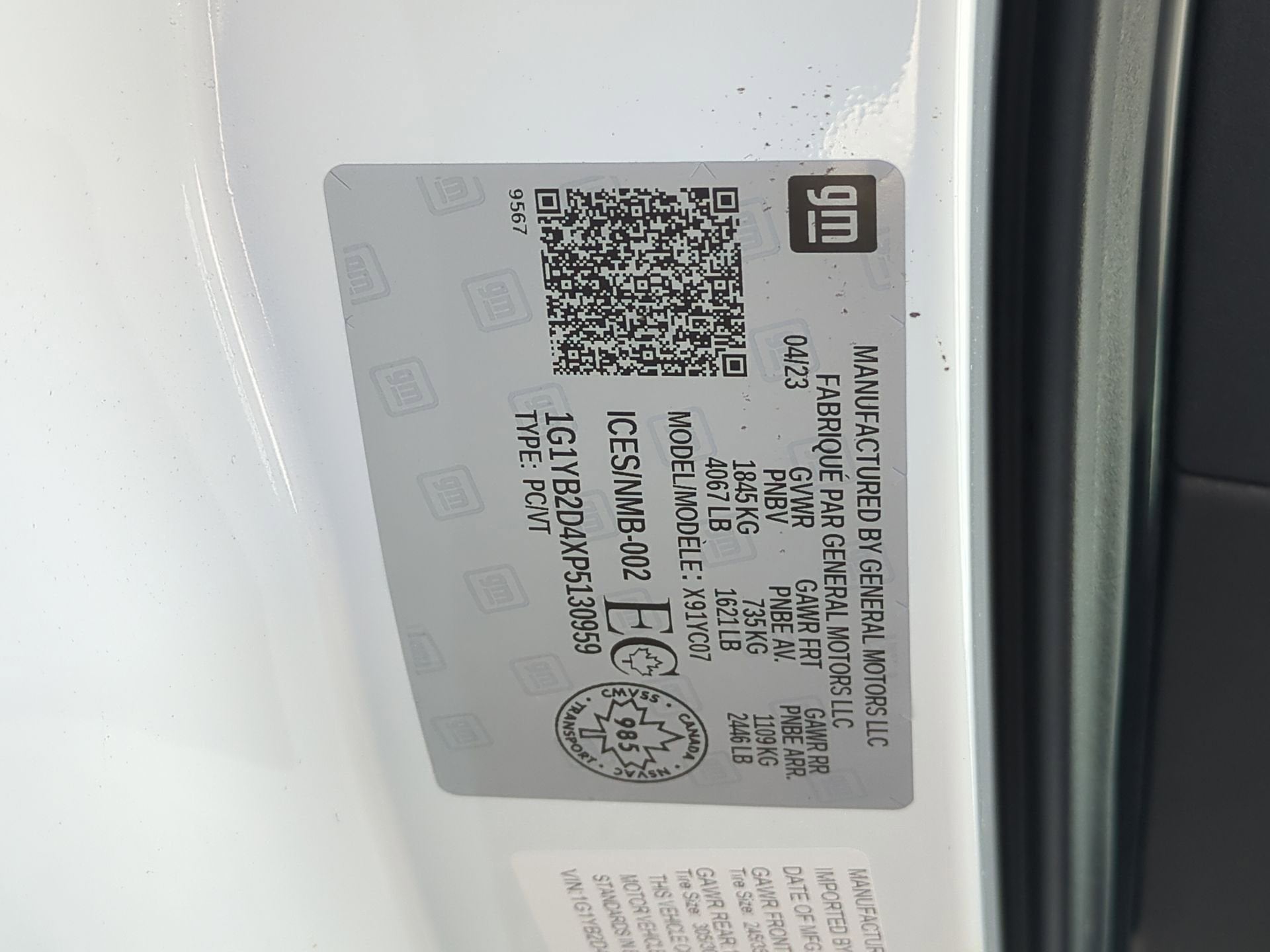 2023 Chevrolet Corvette Stingray 2LT