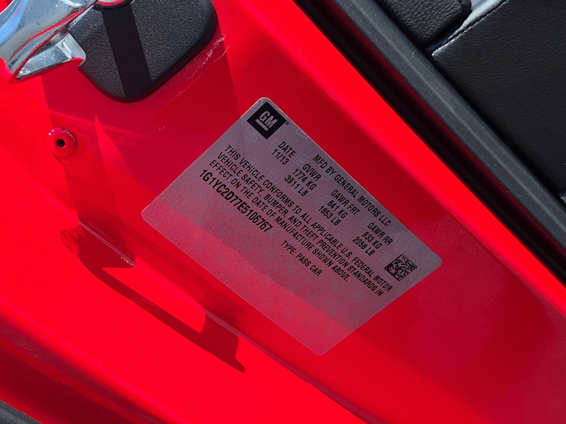 2014 Chevrolet Corvette Stingray 2LT