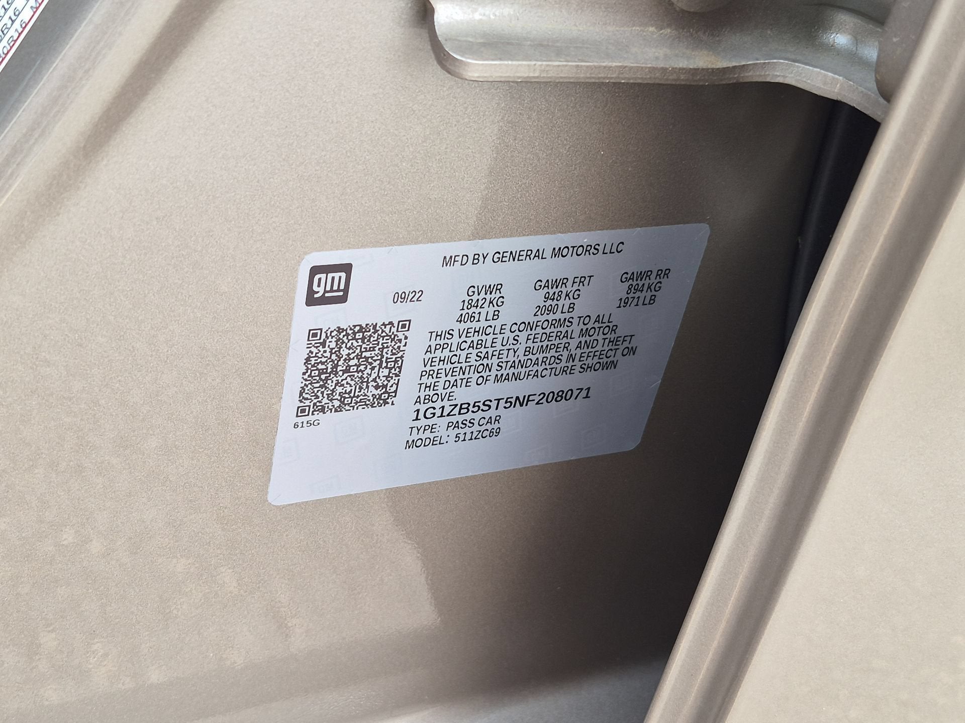 2022 Chevrolet Malibu LS