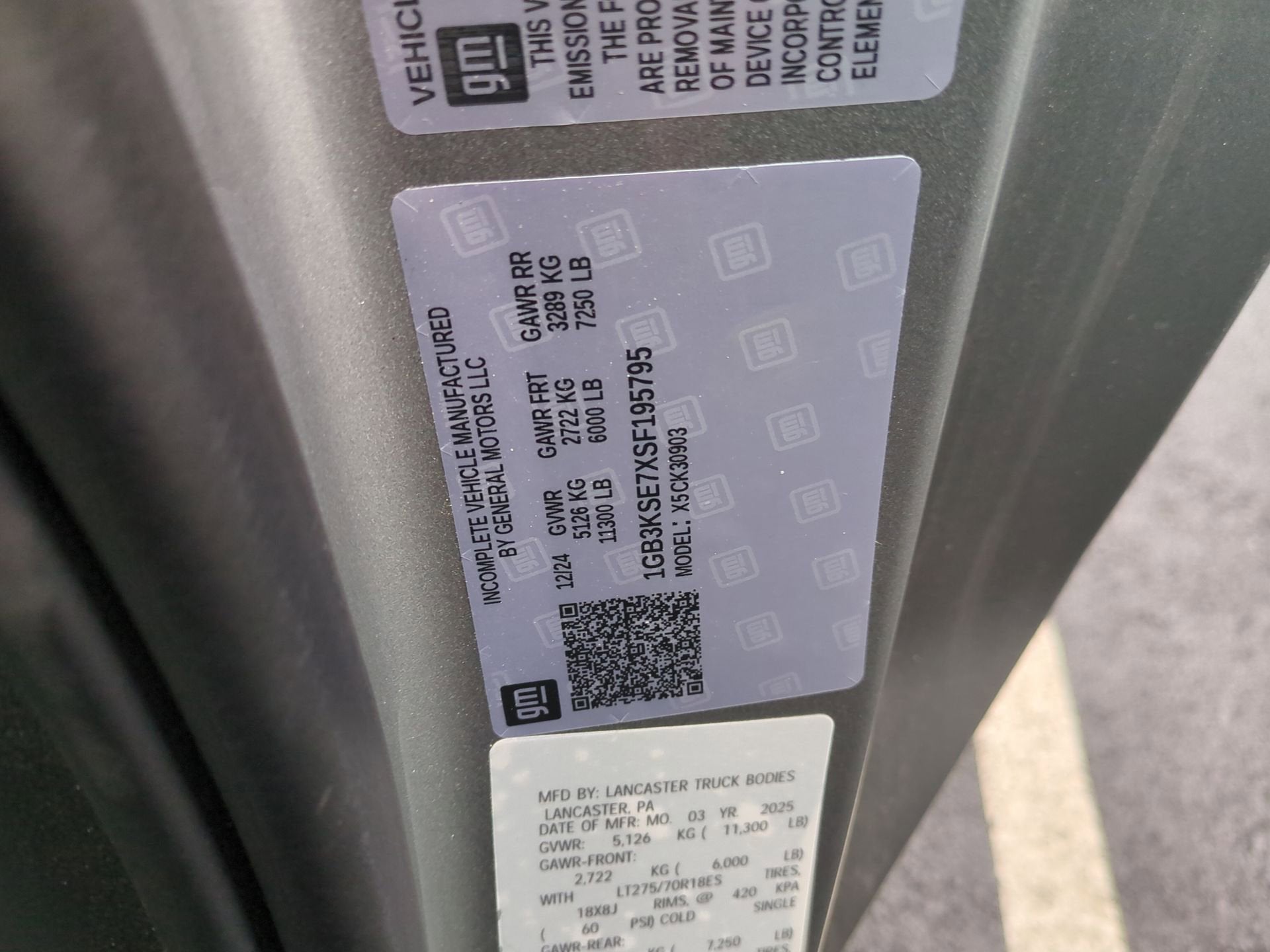 2025 Chevrolet Silverado 3500 HD WT Regular Cab Long Box 4WD