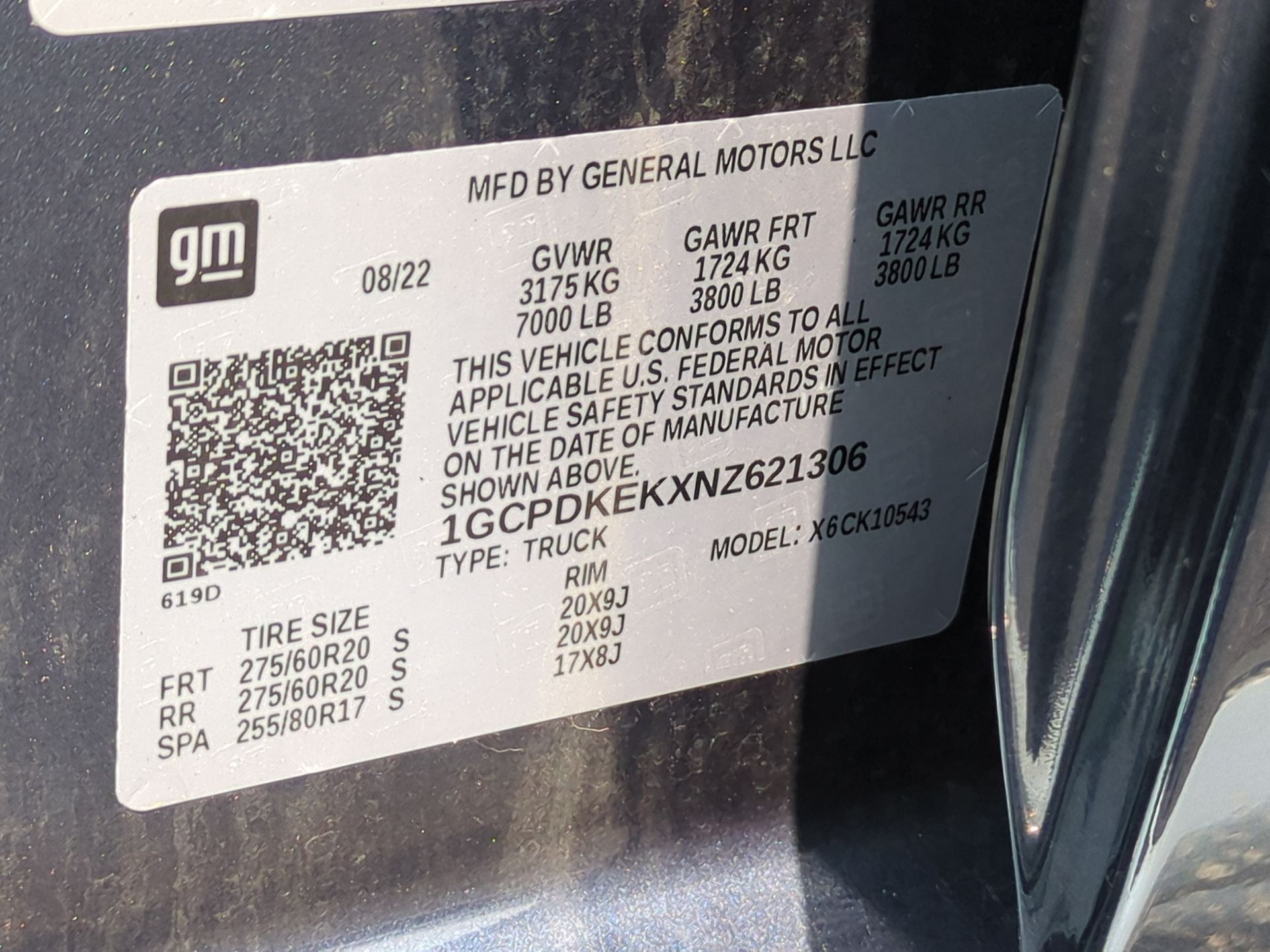 2022 Chevrolet Silverado 1500 LT (2FL)