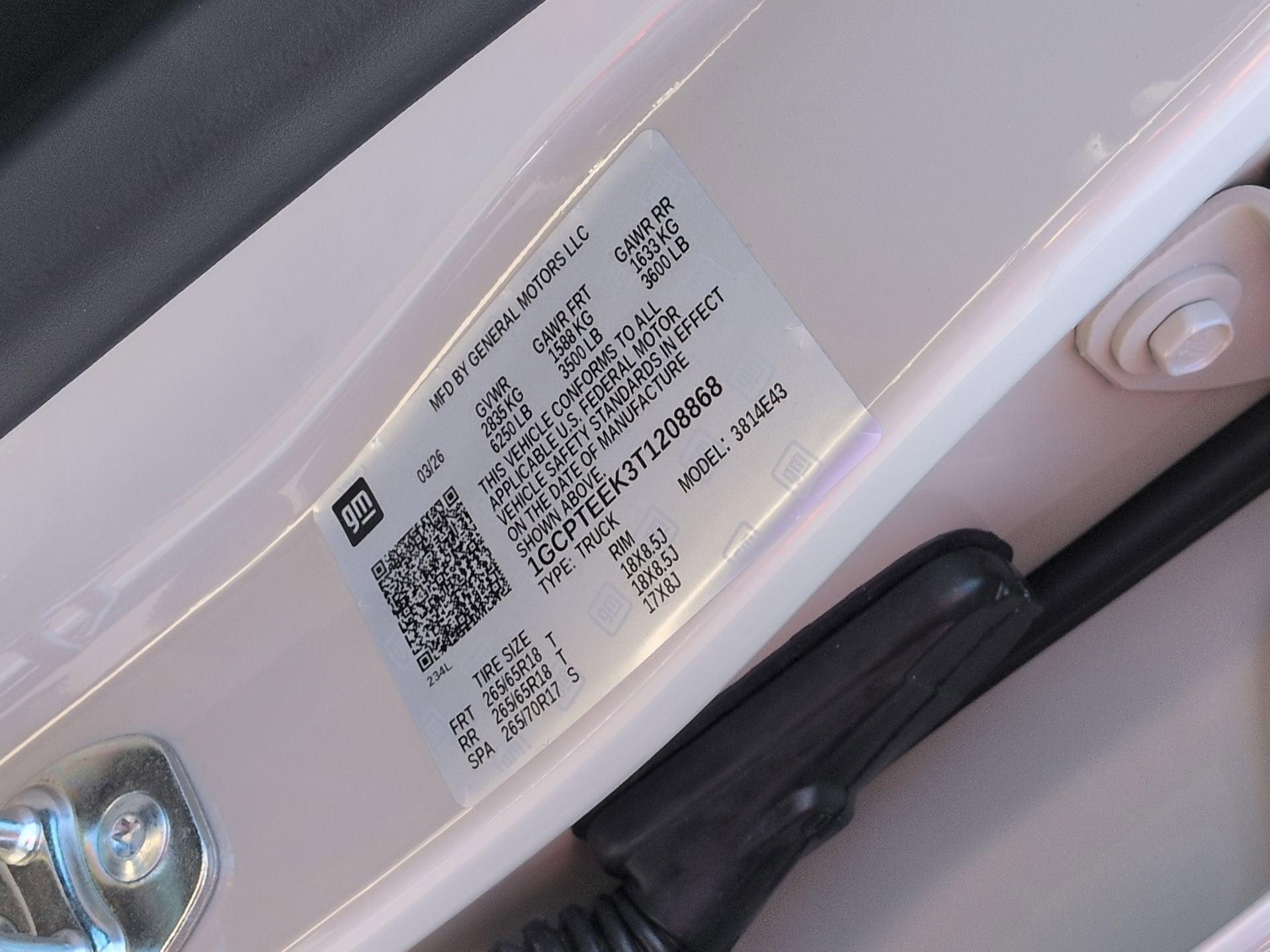 2026 Chevrolet Colorado Trail Boss Crew Cab Short Box 4WD
