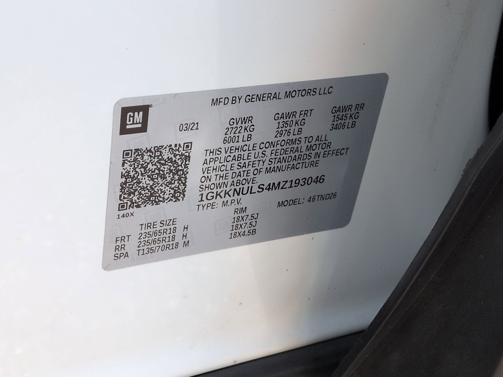 2021 GMC Acadia SLT