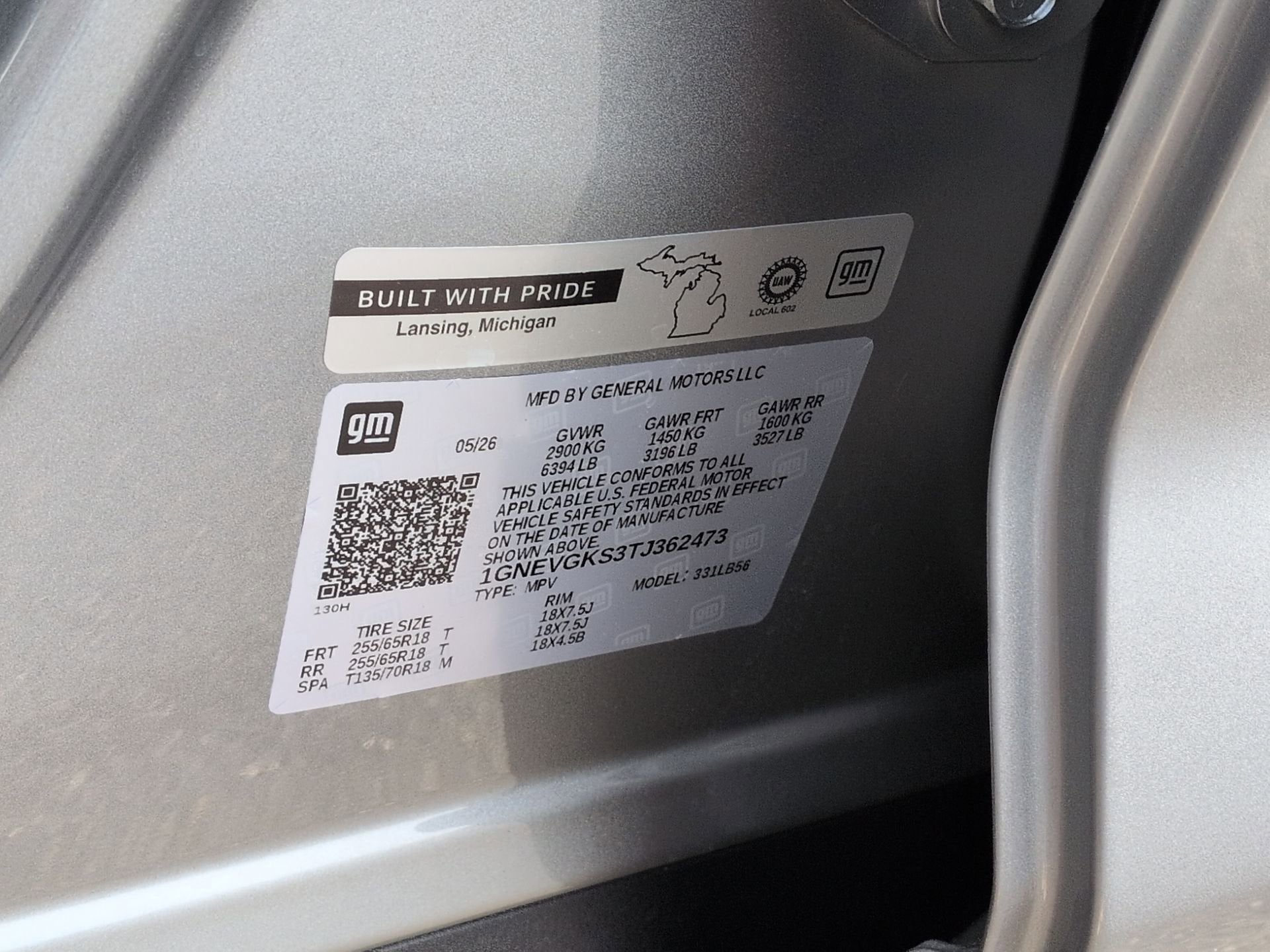 2026 Chevrolet Traverse LT SUV AWD