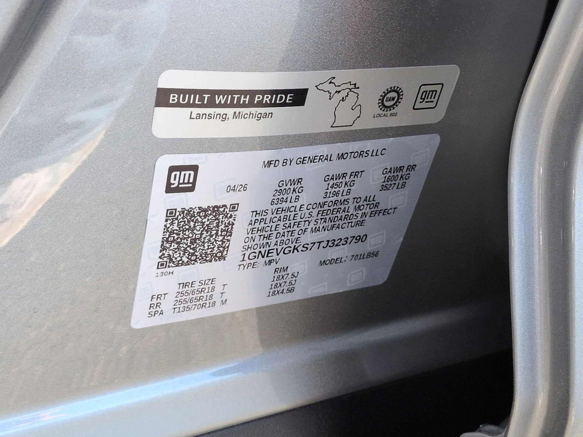 2026 Chevrolet Traverse LT SUV AWD