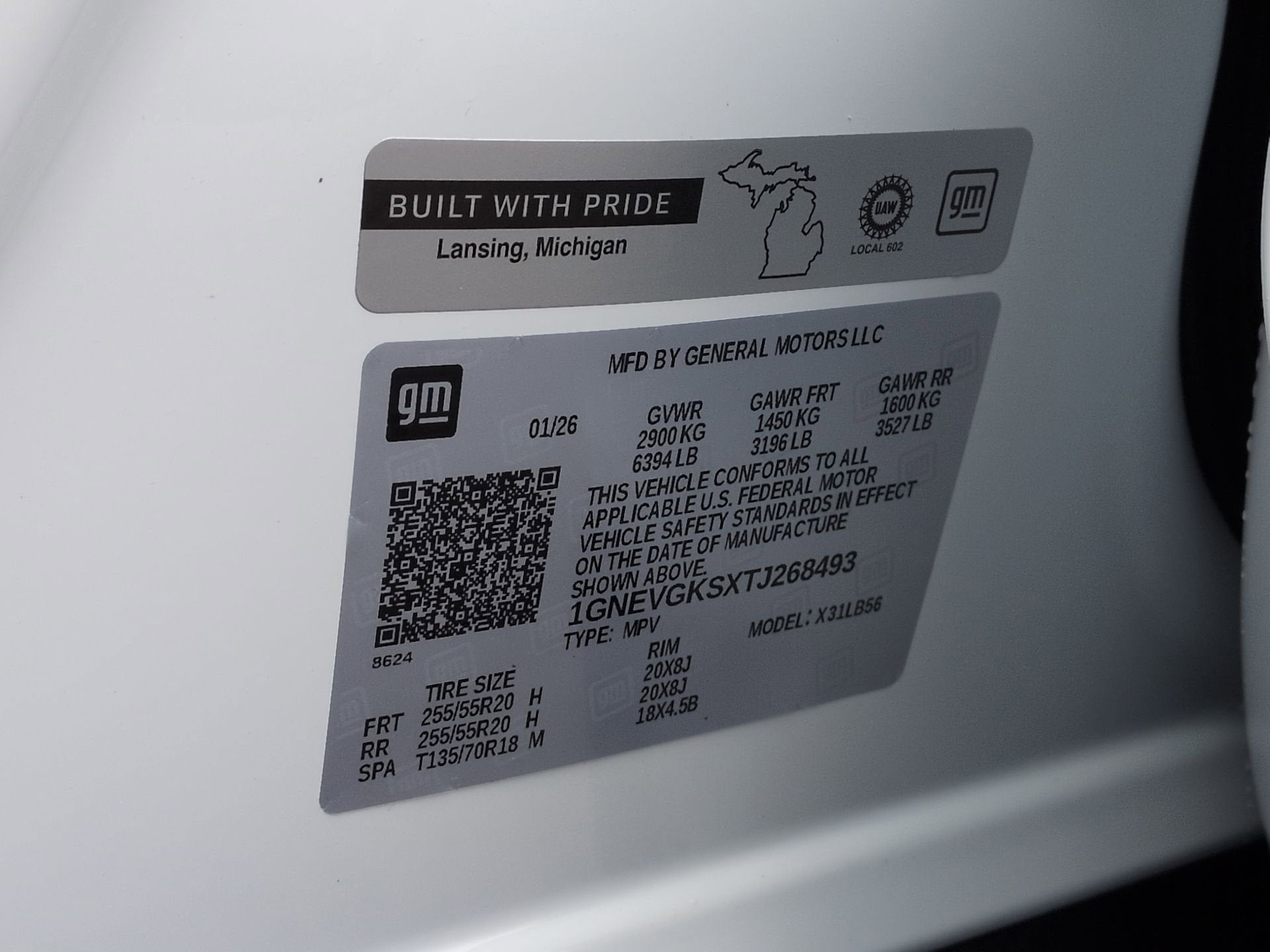 2026 Chevrolet Traverse LT SUV AWD