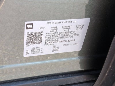 2022 Chevrolet Traverse LT Cloth