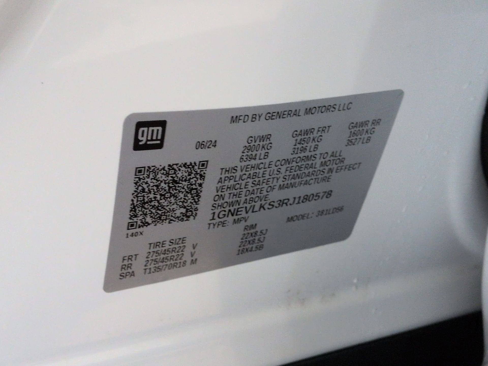 2024 Chevrolet Traverse RS