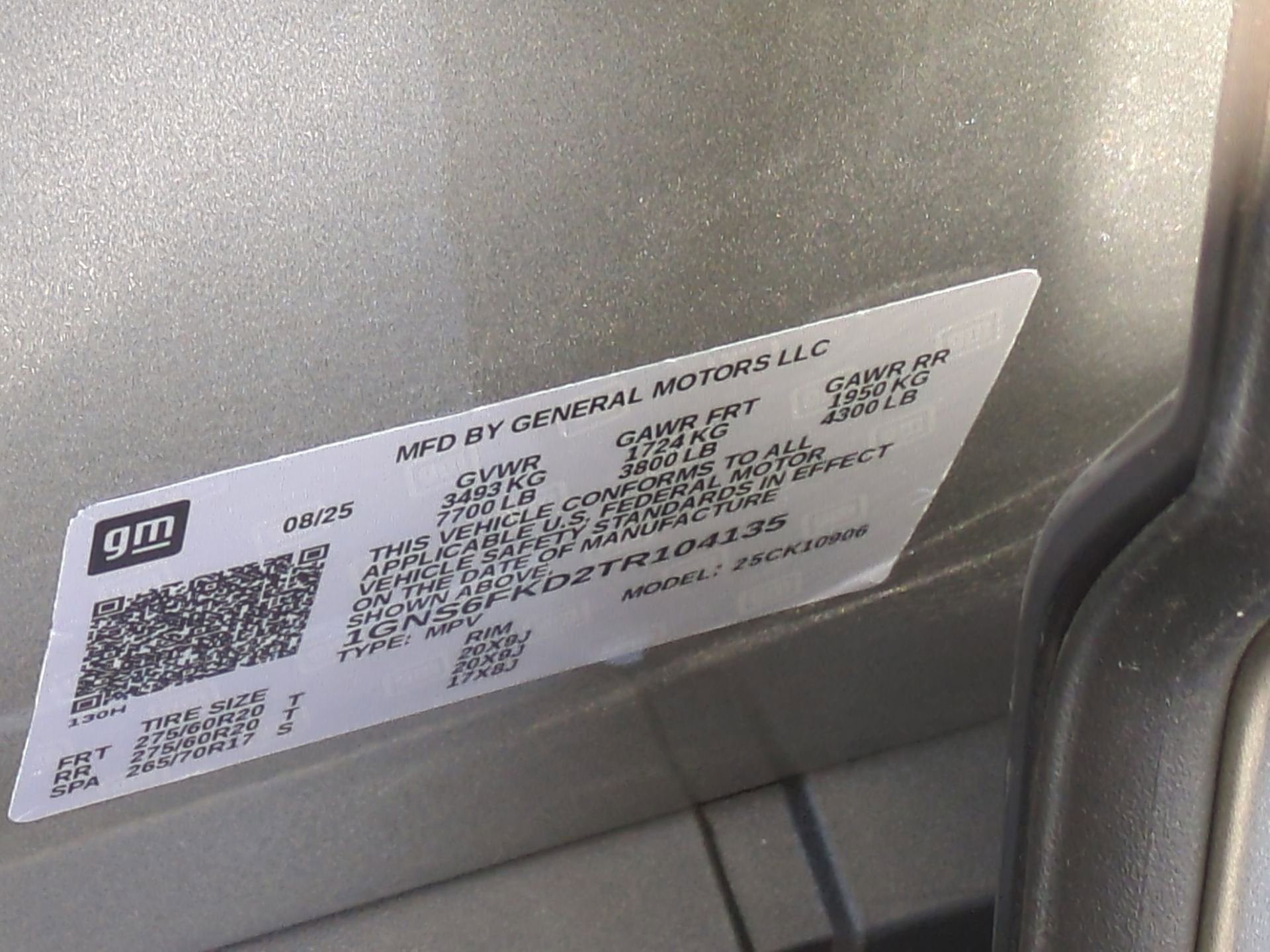 2026 Chevrolet Suburban Premier SUV 4WD