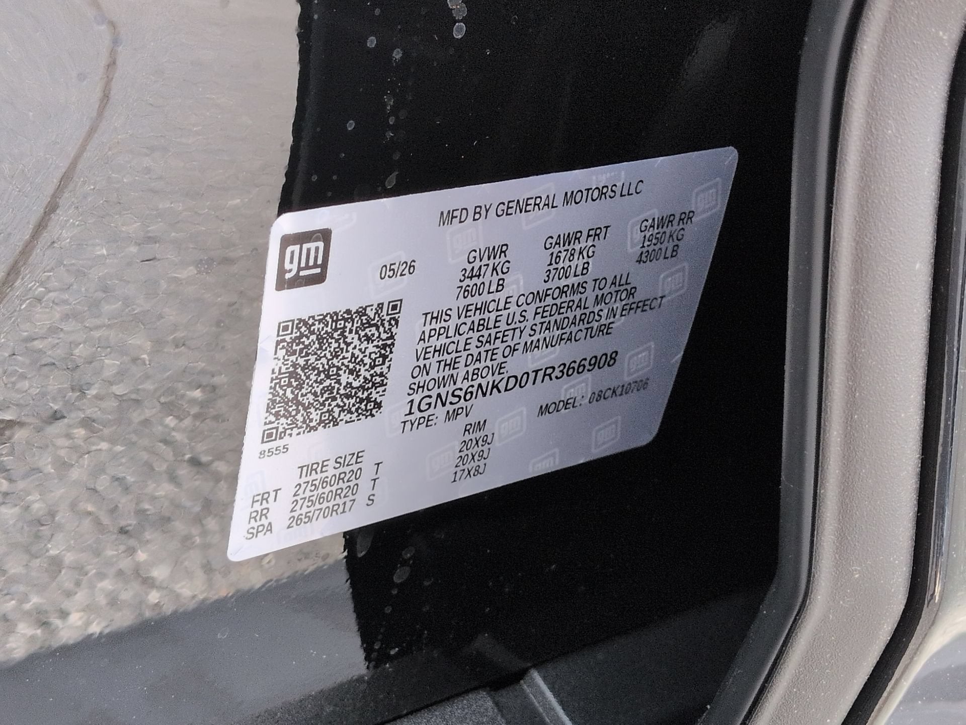 2026 Chevrolet Tahoe LT SUV 4WD