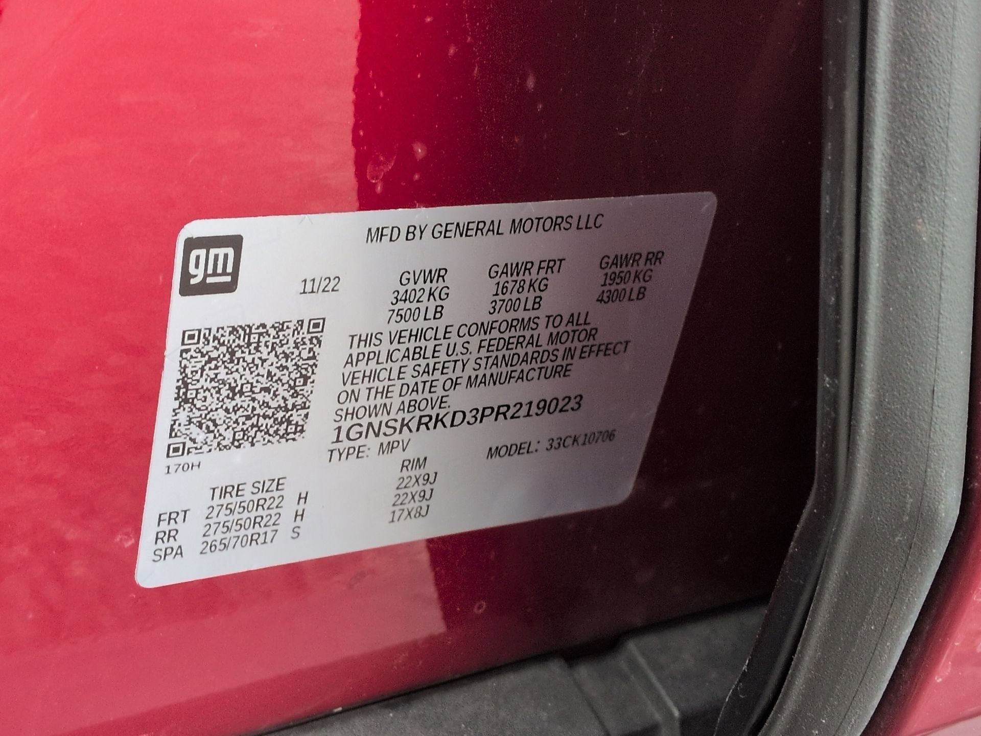 2023 Chevrolet Tahoe RST