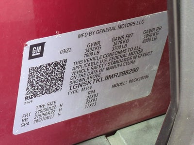 2021 Chevrolet Tahoe High Country