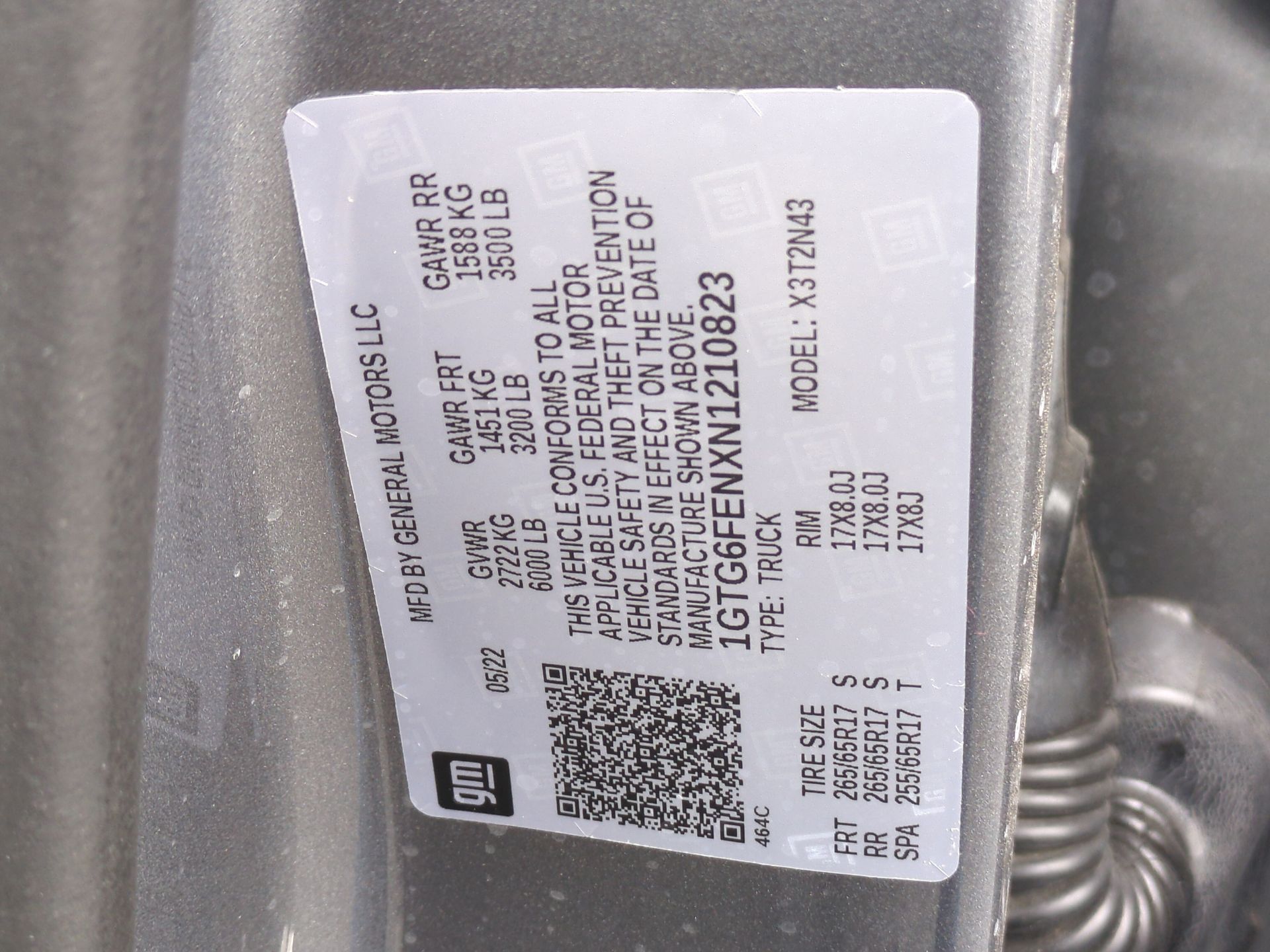 2022 GMC Canyon AT4 - Cloth