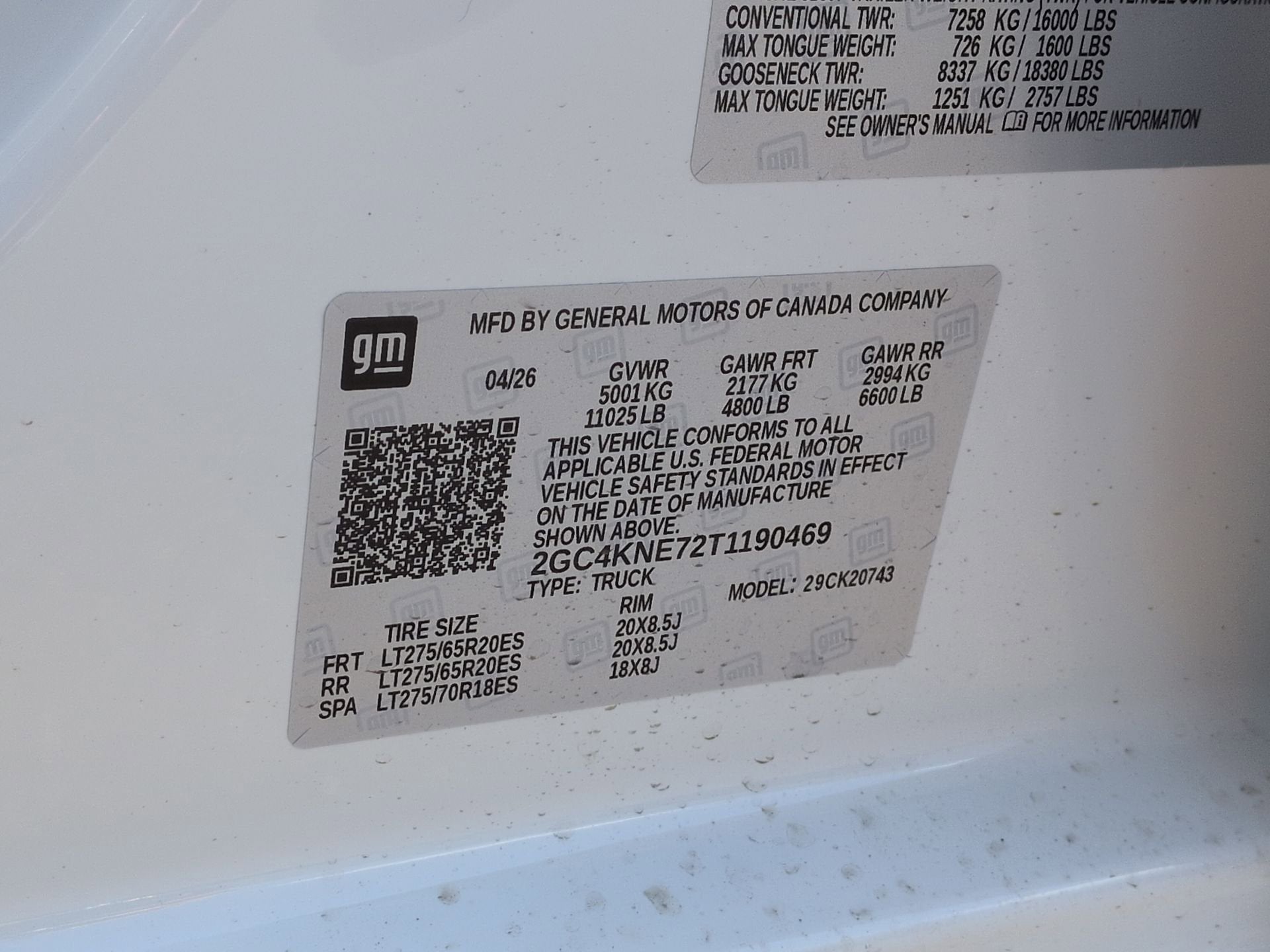 2026 Chevrolet Silverado 2500 HD LT Crew Cab Standard Box 4WD