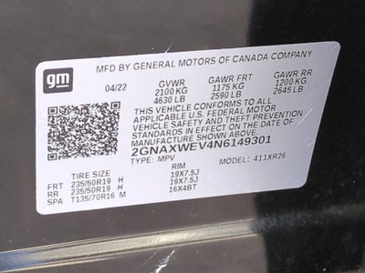 2022 Chevrolet Equinox RS