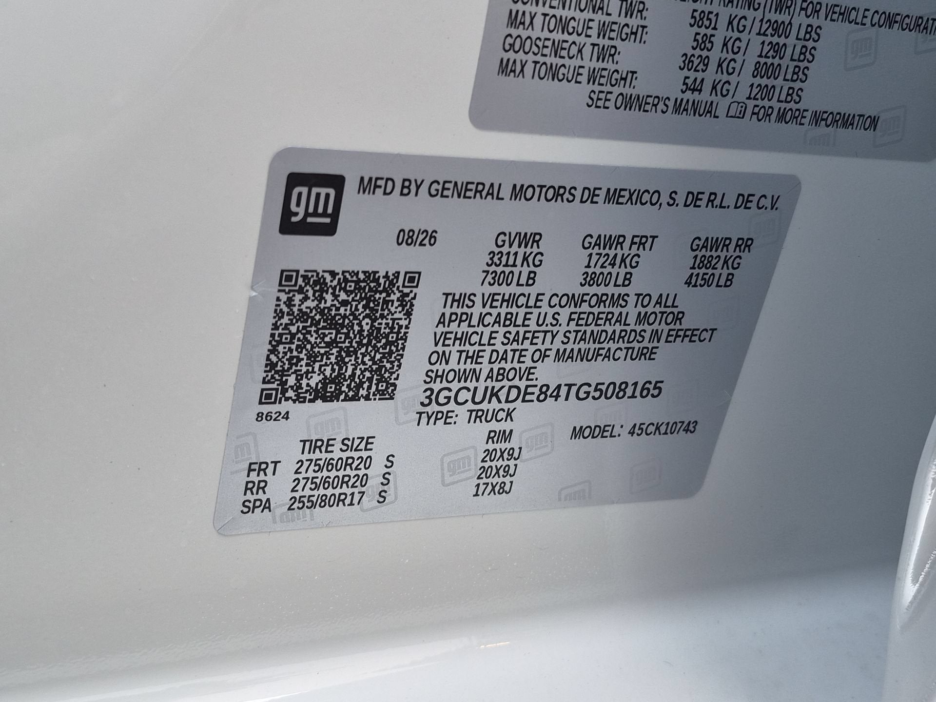 2026 Chevrolet Silverado 1500 LT Crew Cab Standard Box 4WD