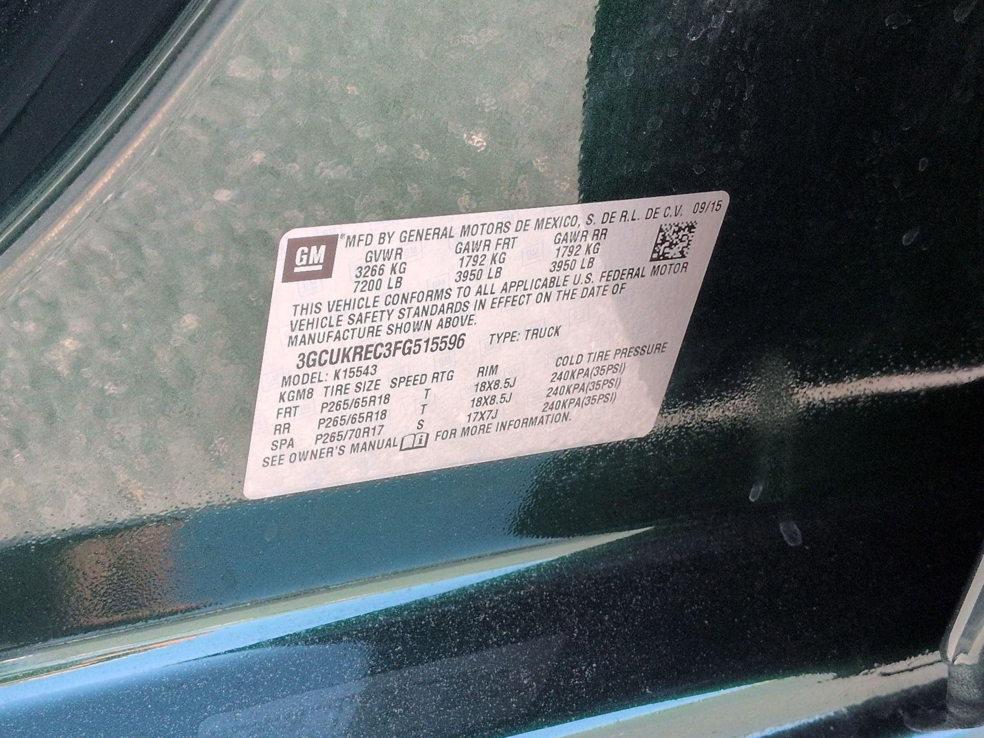2015 Chevrolet Silverado 1500 LT