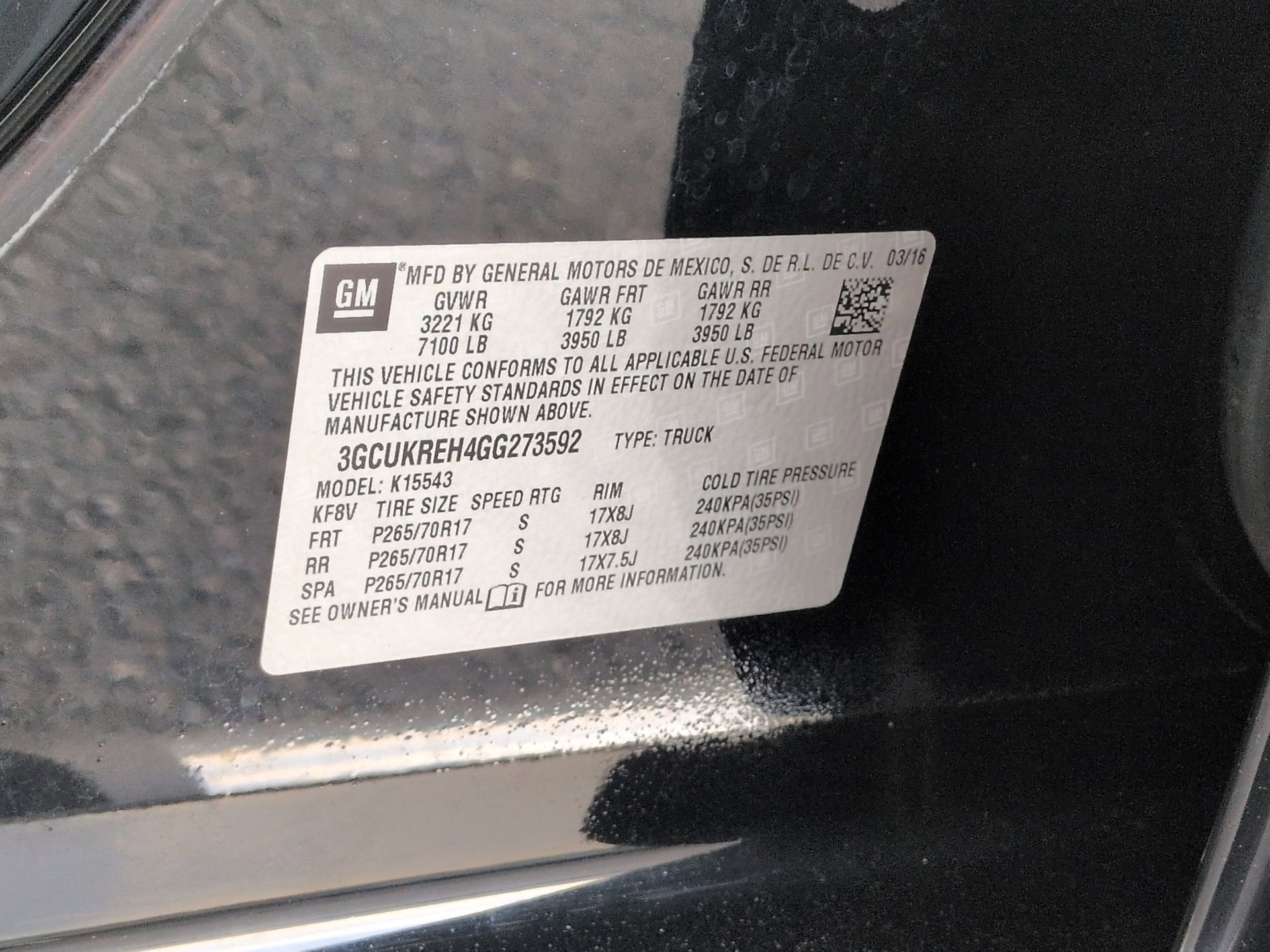 2016 Chevrolet Silverado 1500 LT