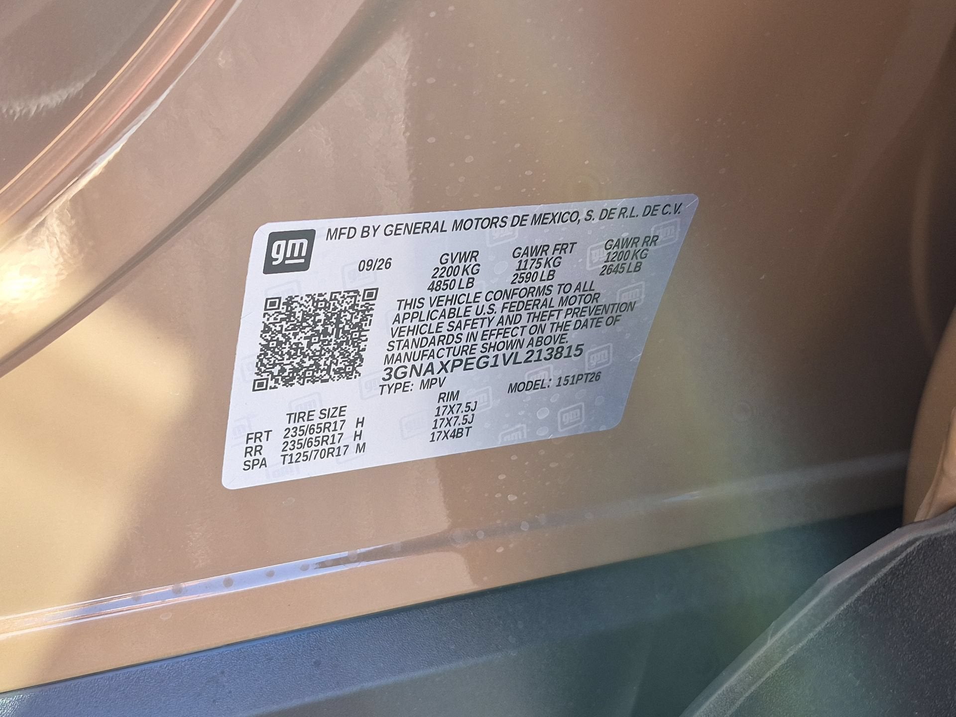 2027 Chevrolet Equinox LT SUV AWD