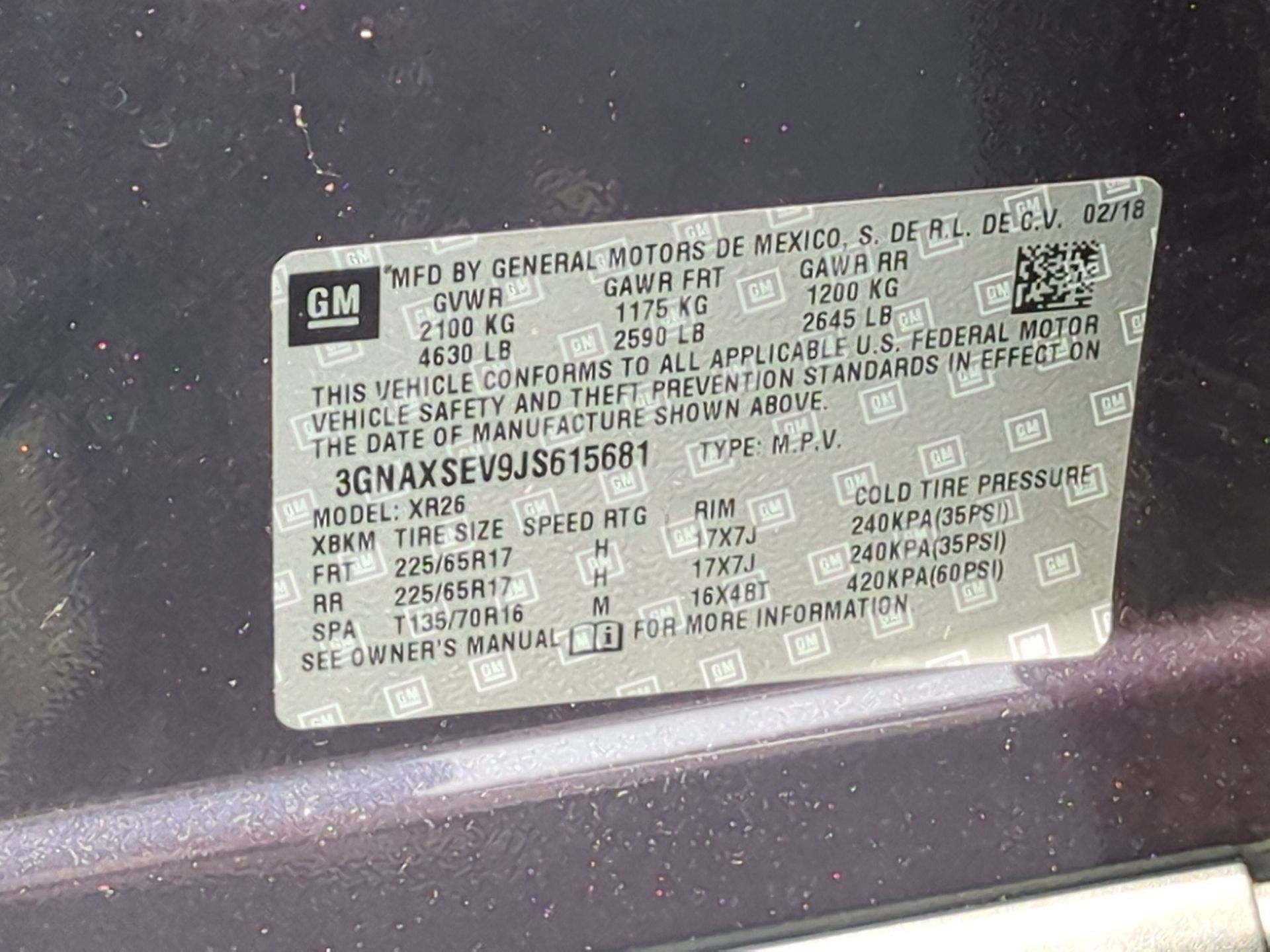 2018 Chevrolet Equinox LT