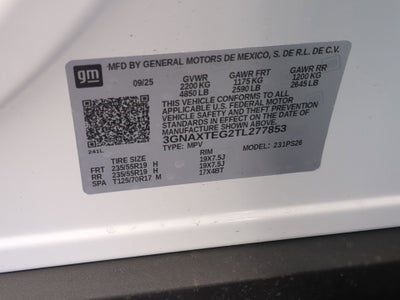 2026 Chevrolet Equinox RS SUV AWD