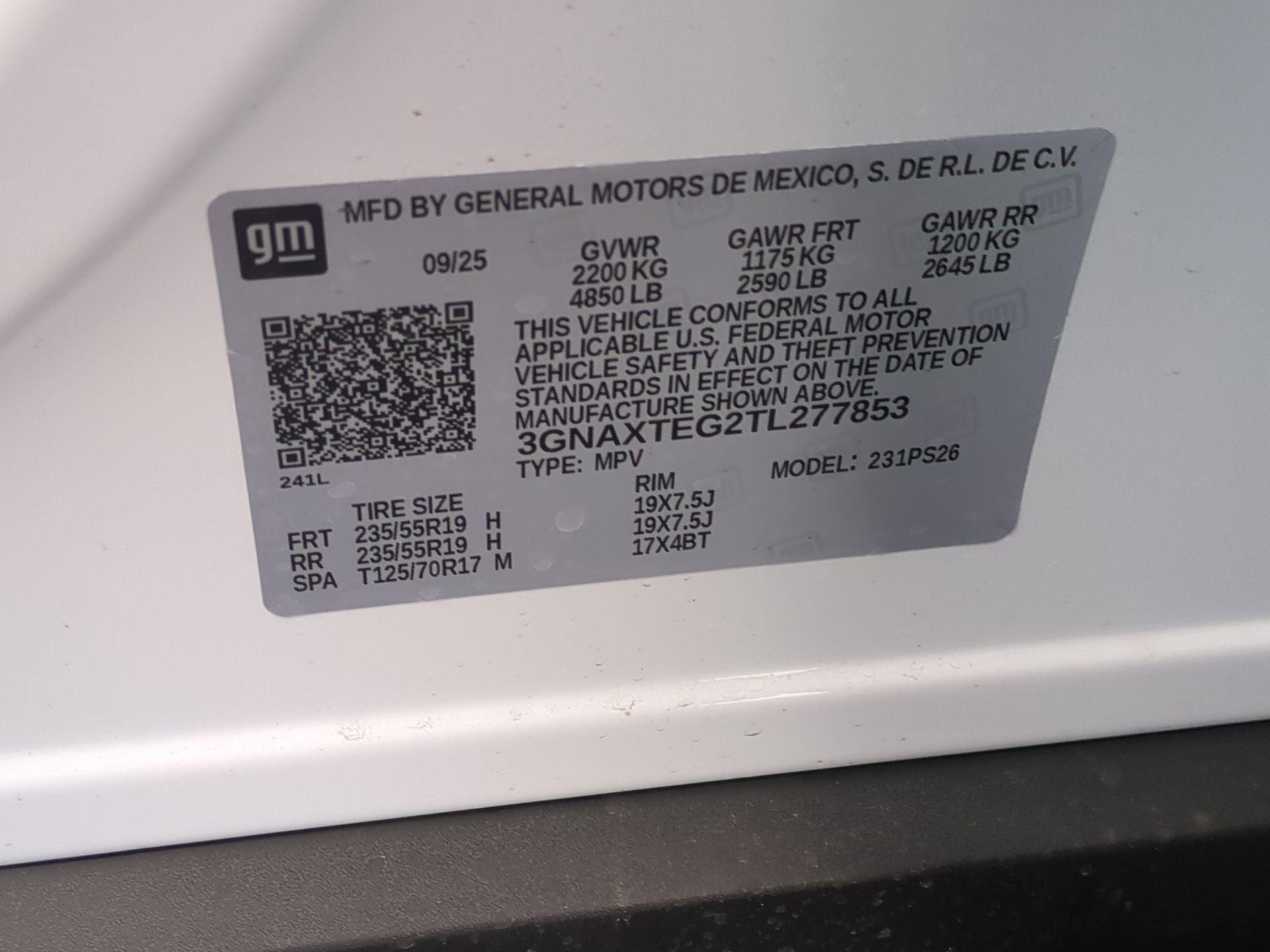 2026 Chevrolet Equinox RS SUV AWD