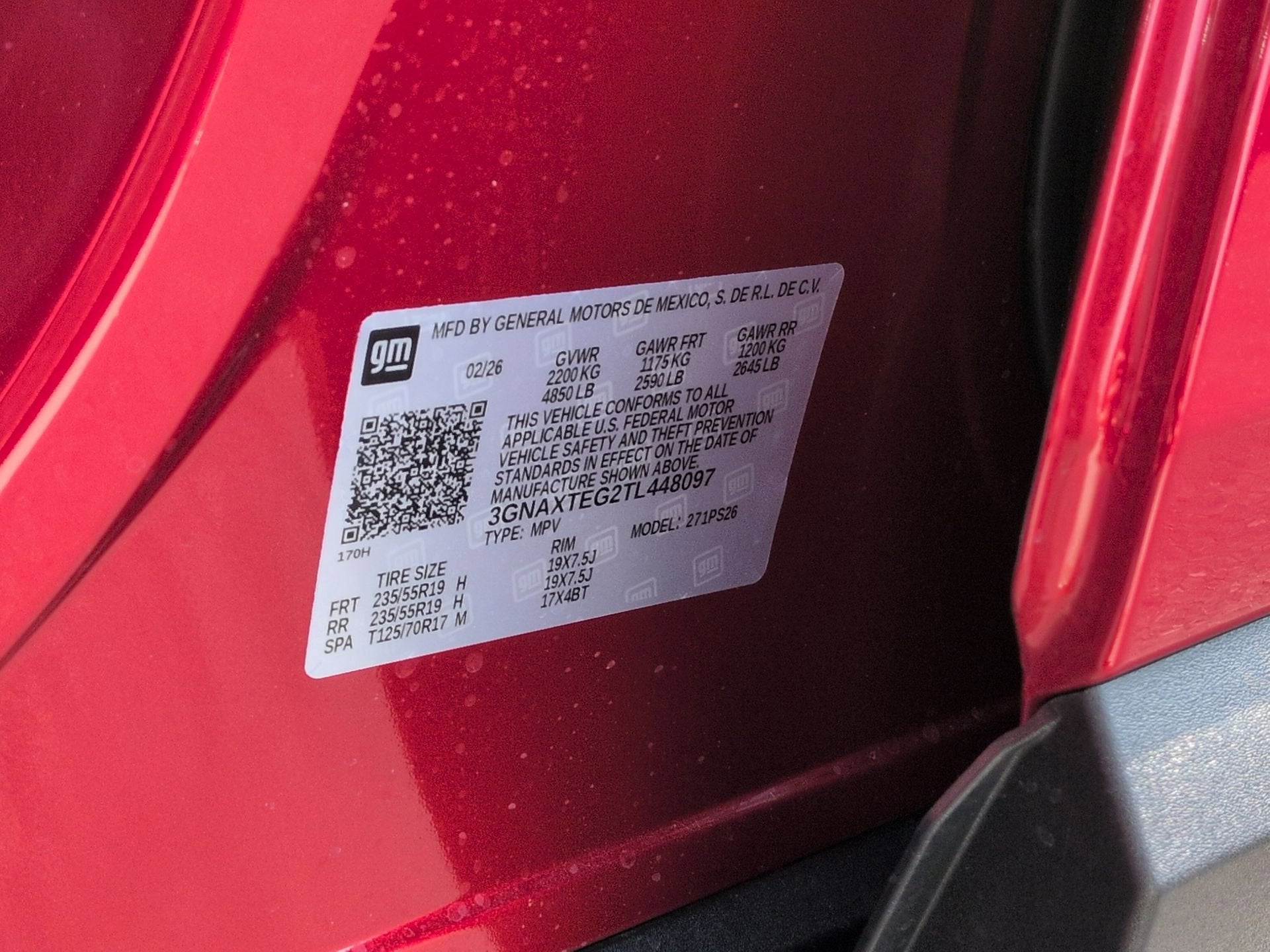 2026 Chevrolet Equinox RS SUV AWD
