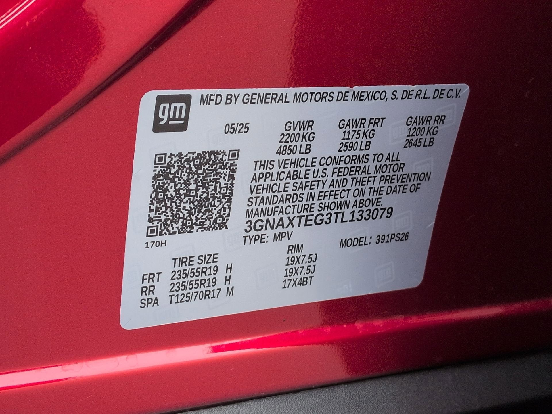 2026 Chevrolet Equinox RS