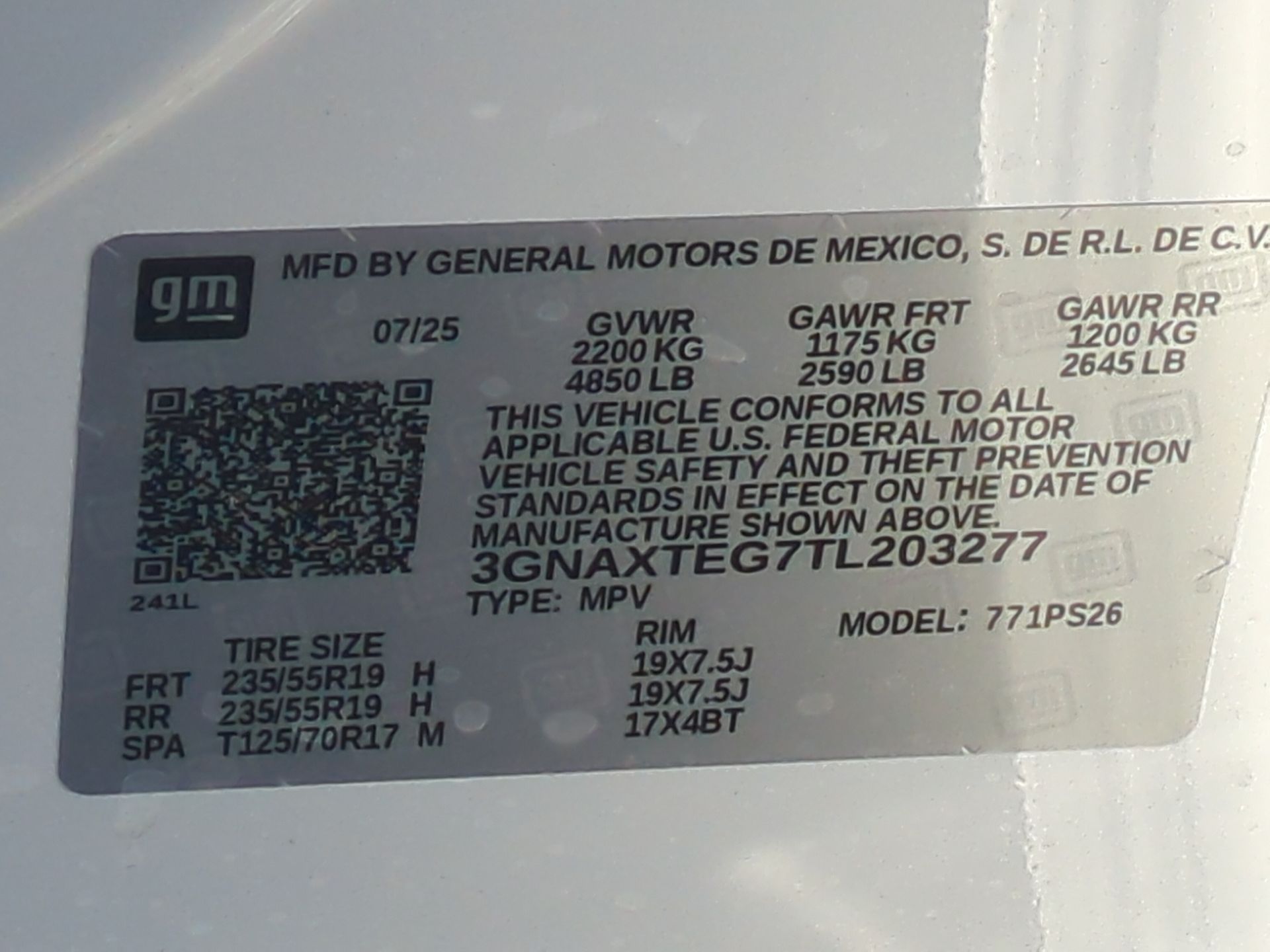 2026 Chevrolet Equinox RS SUV AWD