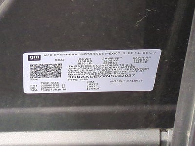 2022 Chevrolet Equinox LT