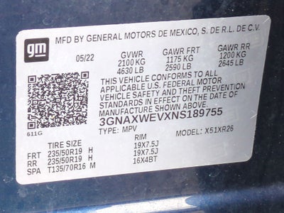 2022 Chevrolet Equinox RS