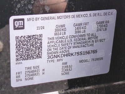 2025 Chevrolet Blazer EV RS SUV RWD