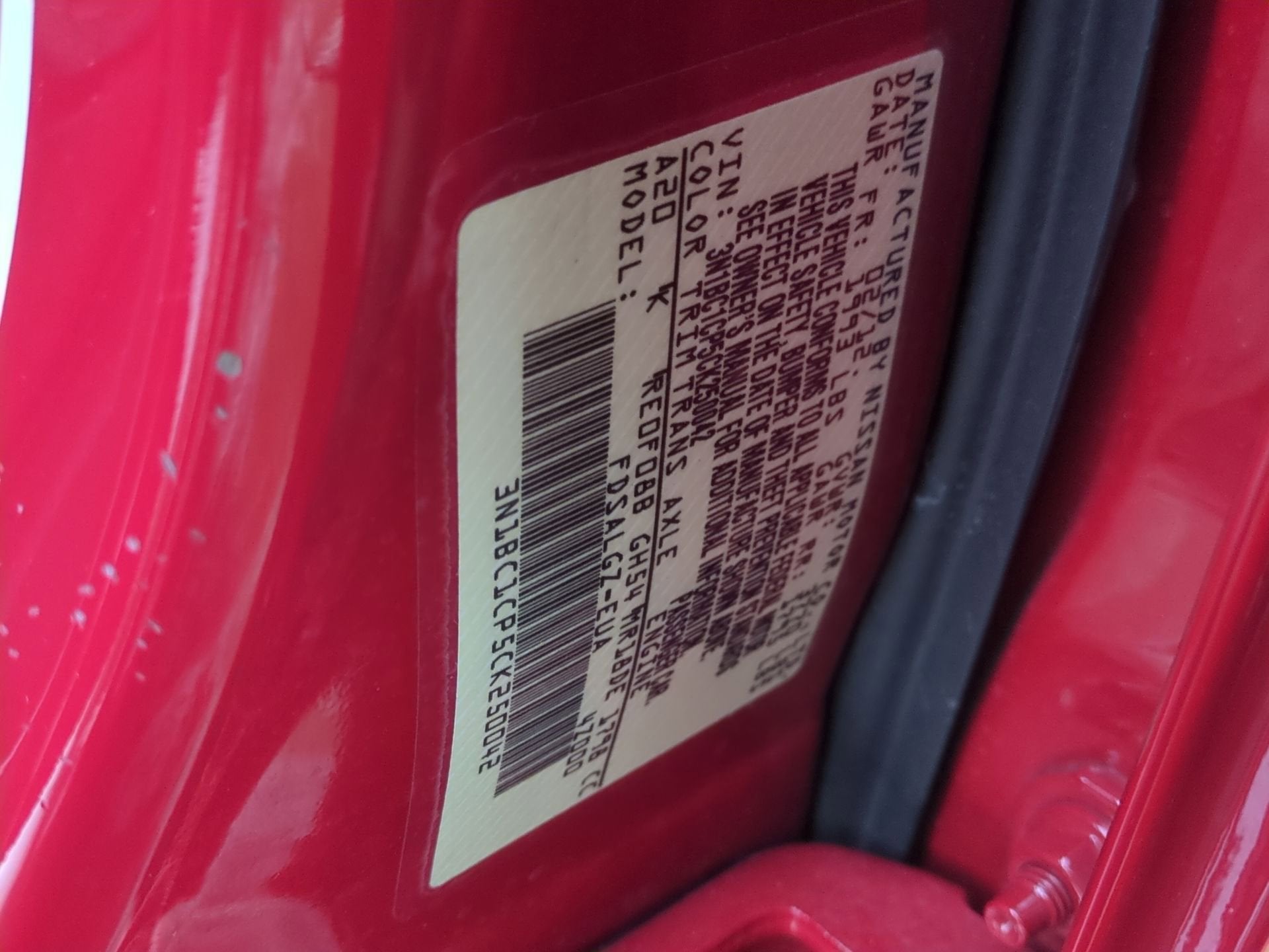 2012 Nissan Versa 1.8 SL