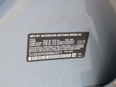 2022 BMW X3 M40i