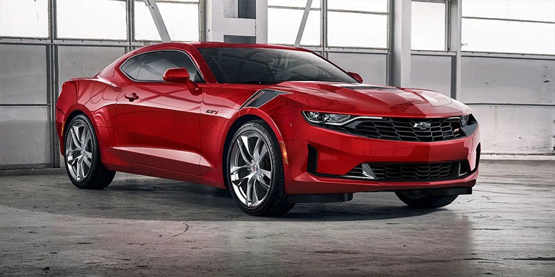 Red chevy sports car