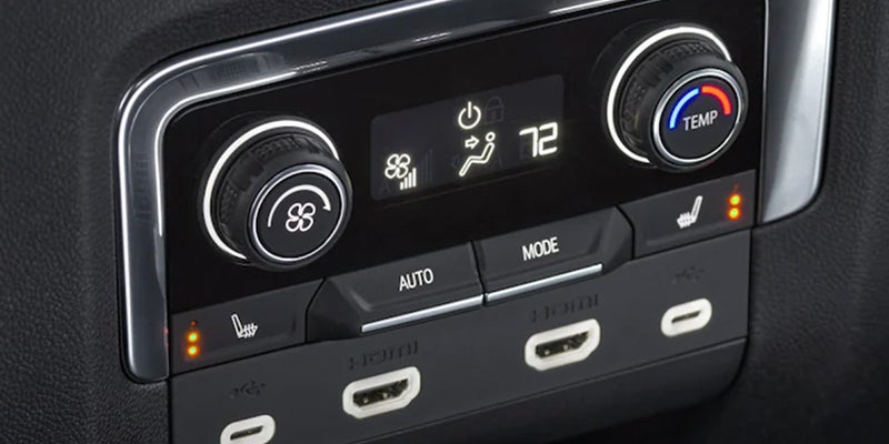 2023 Chevrolet Tahoe A/C Controls