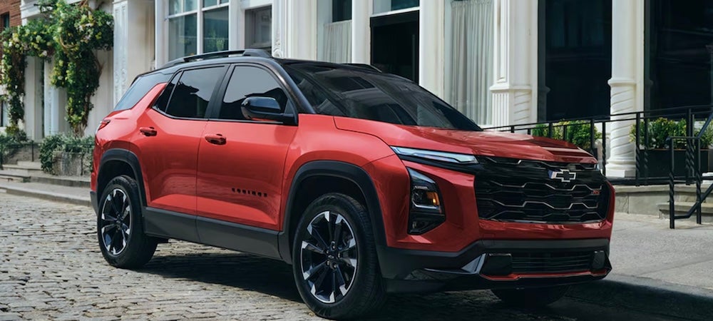 A red 2027 Chevrolet Equinox SUV