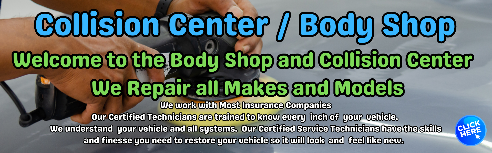 Collision Body shop banner Dec. 2025