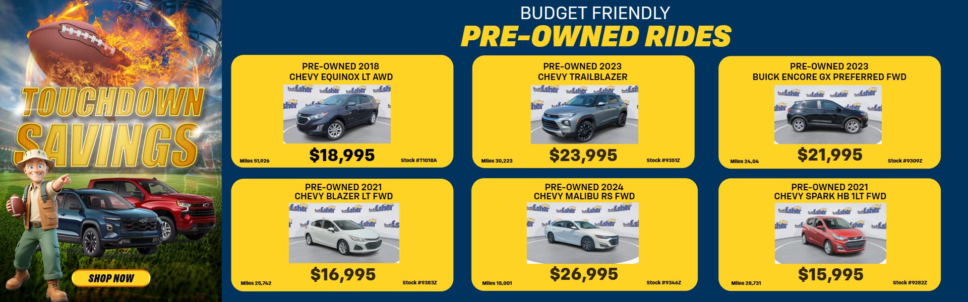 Budget Friendly Pre-Owned Rides